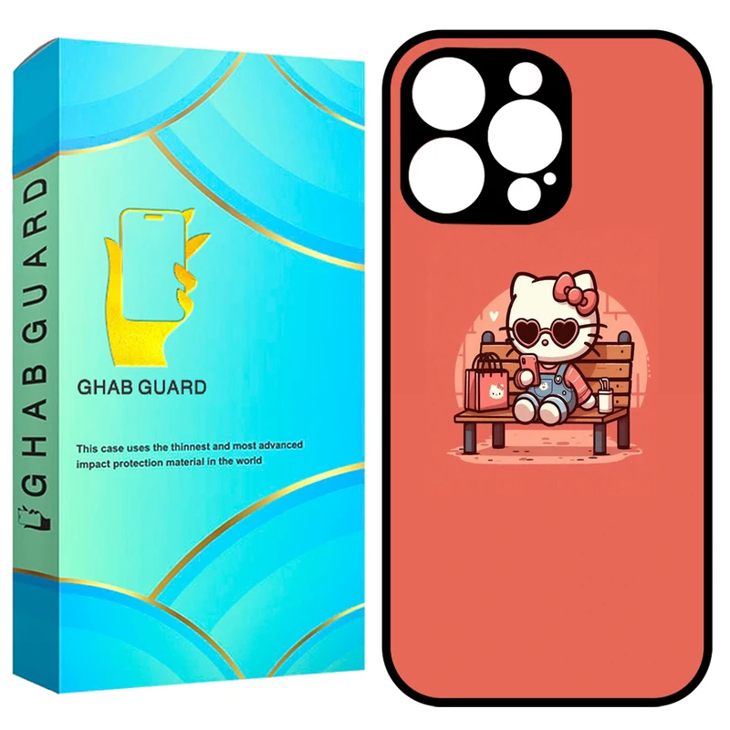 کاور قاب گارد طرح کیتی مدل GCHP16P مناسب برای گوشی موبایل اپل iPhone 16 Pro