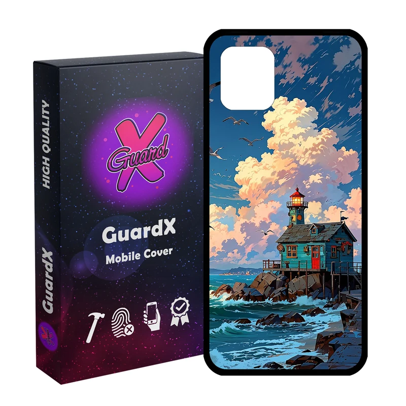 کاور گارد ایکس طرح خانه دریا مدل Glass10772 مناسب برای گوشی موبایل سامسونگ Galaxy Note 10 Lite / A81