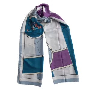 شال زنانه مدل نخی چهارفصل اسب دار کد 1212 
