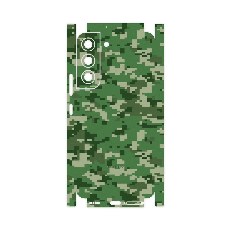 برچسب پوششی ماهوت مدل Army-Green-Pixel-FullSkin مناسب برای گوشی موبایل سامسونگ Galaxy S22 5G