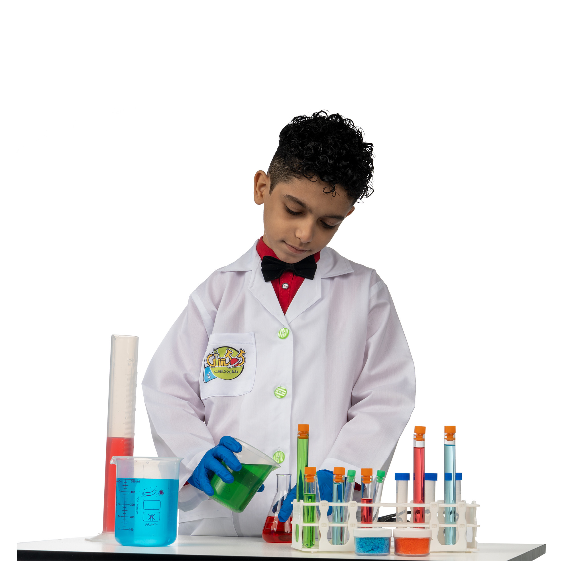 روپوش آزمایشگاهی دانش و خلاقیت مدل کودک و نوجوان K003