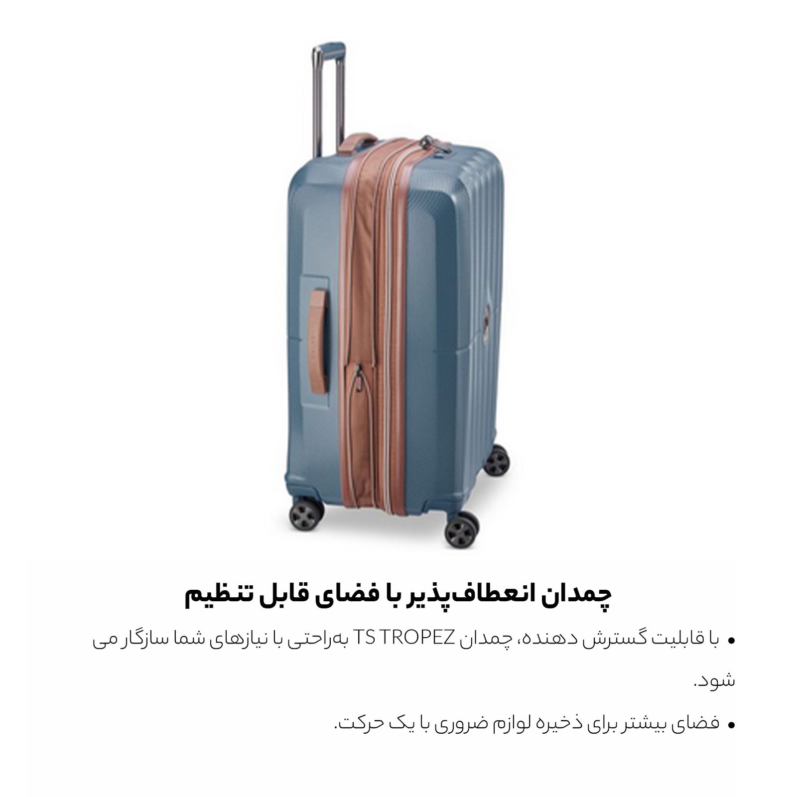 چمدان دلسی مدل ST TROPEZ کد 2087830 سایز بزرگ -  - 84