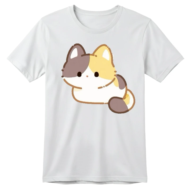 تی‌شرت آستین کوتاه بچگانه مدل گربه کد p17 