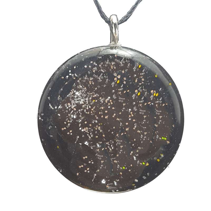 گردنبند دخترانه مدل دایره طرح شب کد 03 گردنبند دخترانه مدل دایره طرح شب کد 03