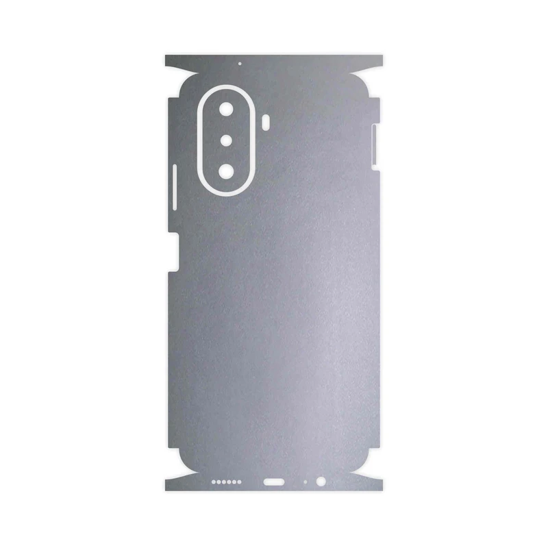 برچسب پوششی ماهوت مدل Matte-Silver-FullSkin مناسب برای گوشی موبایل هوآوی Nova Y70