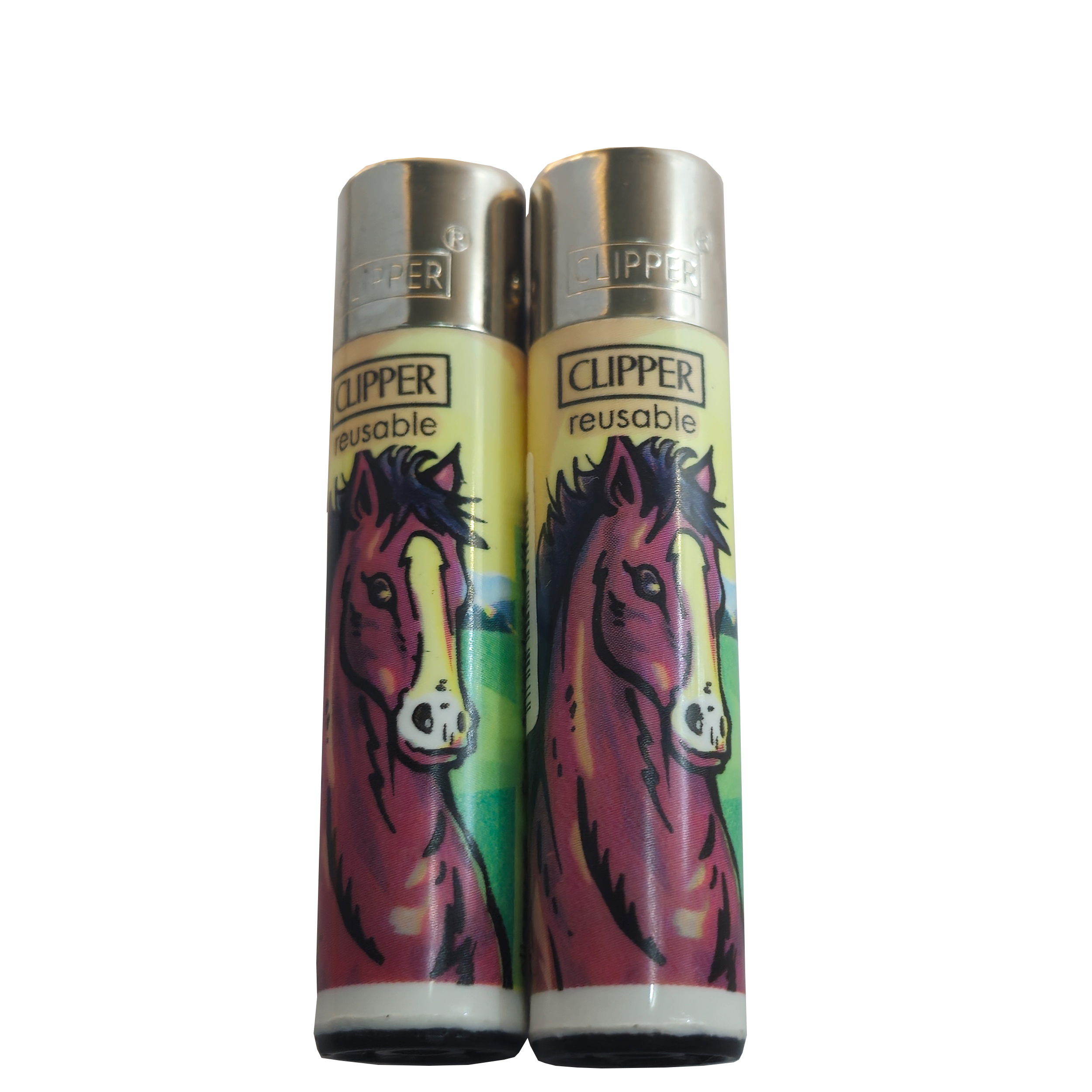 فندک کلیپر مدل اسب بسته 2 عددی