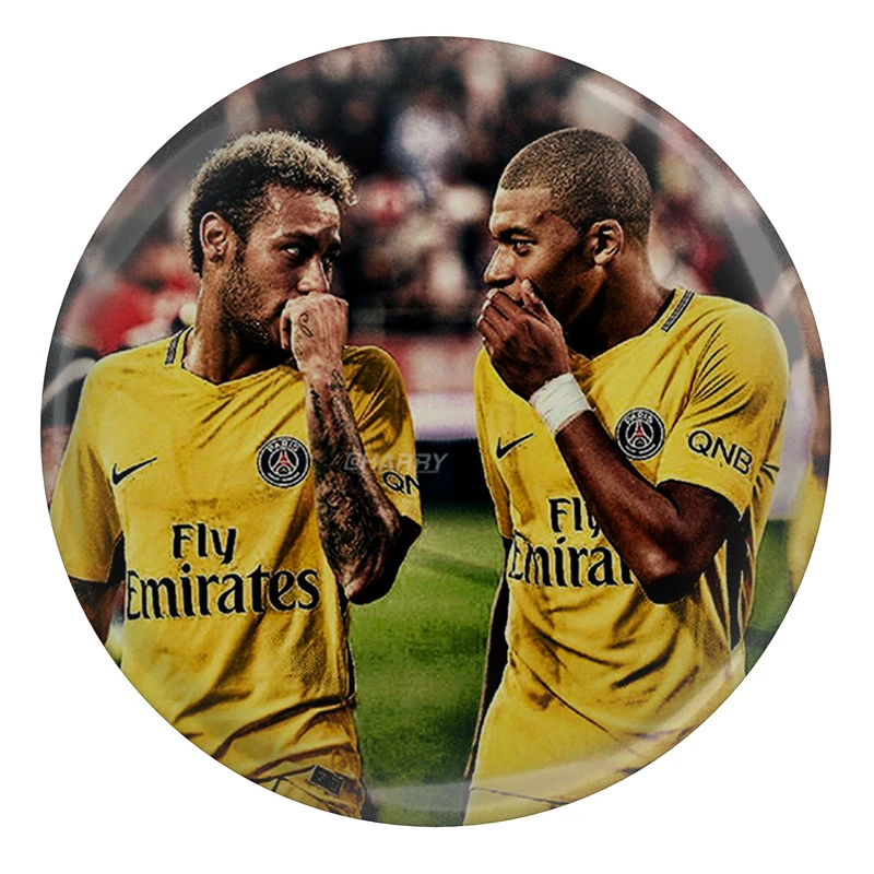 پیکسل طرح بازیکن فوتبال پاریس سن ژرمن فرانسه کیلین ام‌باپه و نیمار برزیل مدل S5403