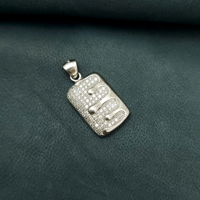 آویز گردنبند نقره زنانه مدل VM9635