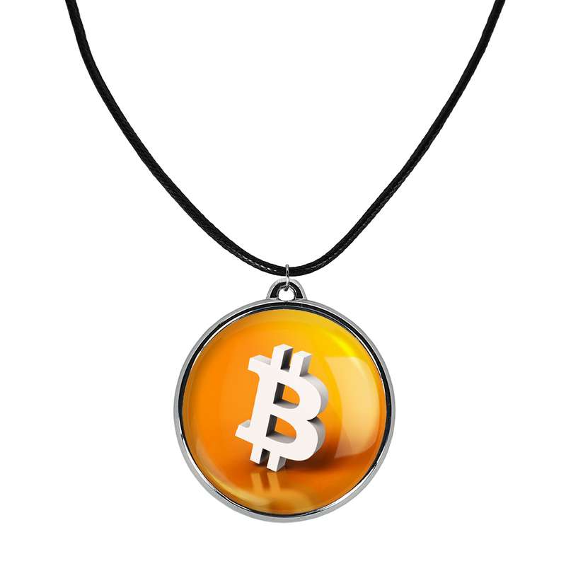 گردنبند خندالو مدل ارز دیجیتال بیت کوین کد 1087410870