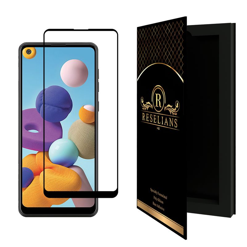 محافظ صفحه نمایش 5D رزلیانس مدل RFG مناسب برای گوشی موبایل سامسونگ Galaxy A21