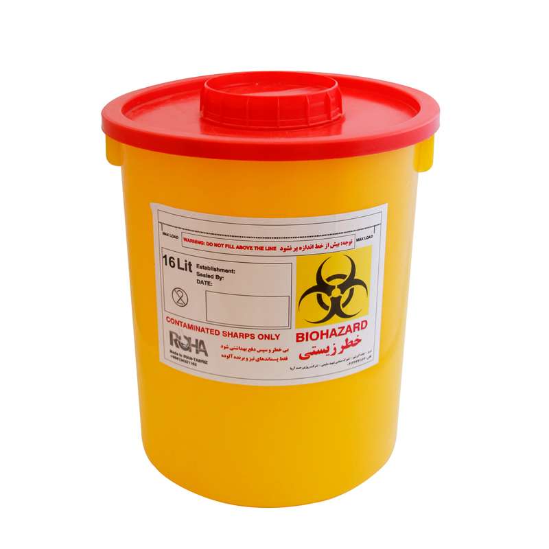 سیفتی باکس رحا مدل R16 ظرفیت 16000 میلی لیتر بسته 16 عددی