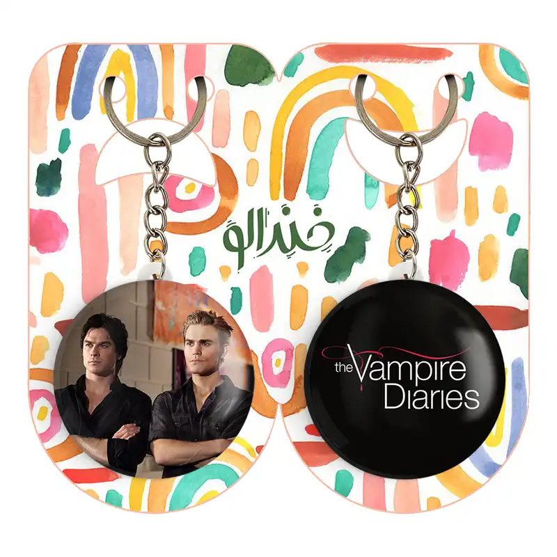 جاکلیدی خندالو مدل خاطرات یک خون آشام The Vampire Diaries کد 2024120245 مجموعه 2 عددی