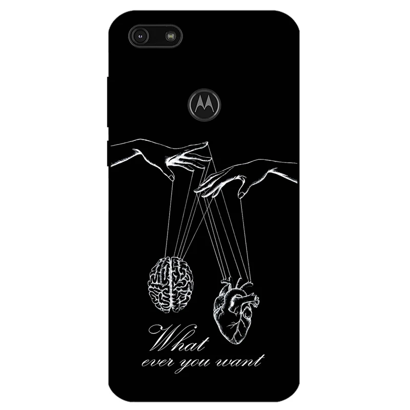 کاور مگافون طرح فکر و احساس مدل 1899 مناسب برای گوشی موبایل موتورولا Moto E6 Play