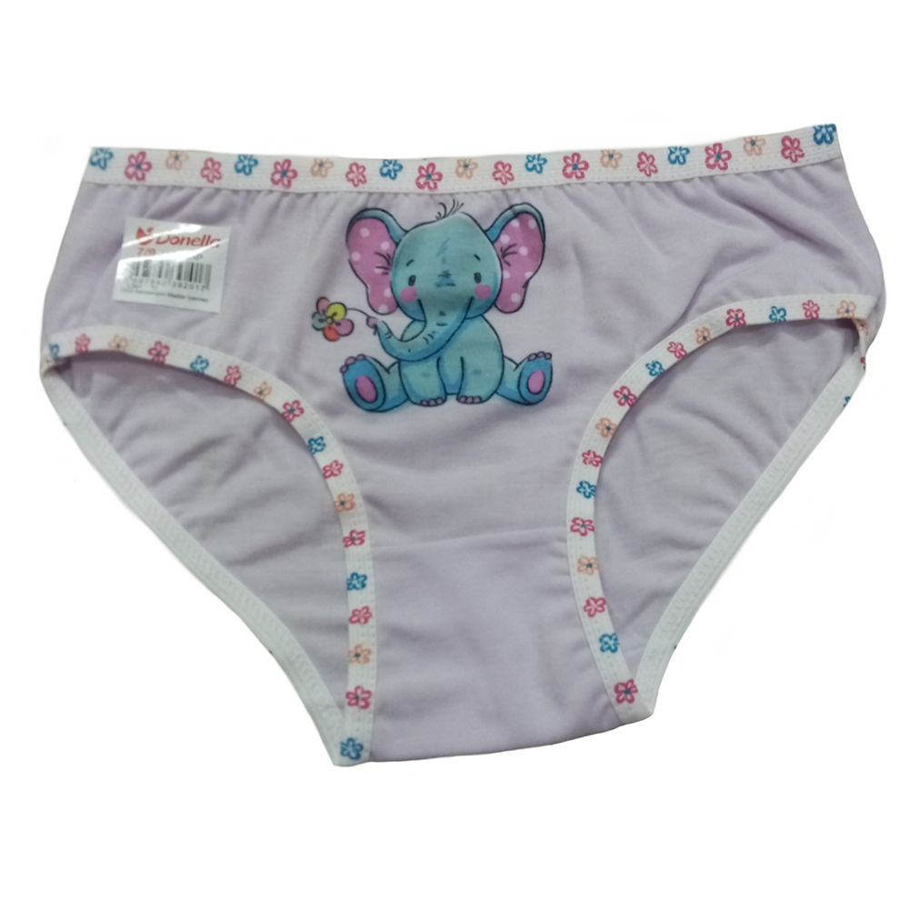 شورت دخترانه مدل فیل رنگ بنفش 