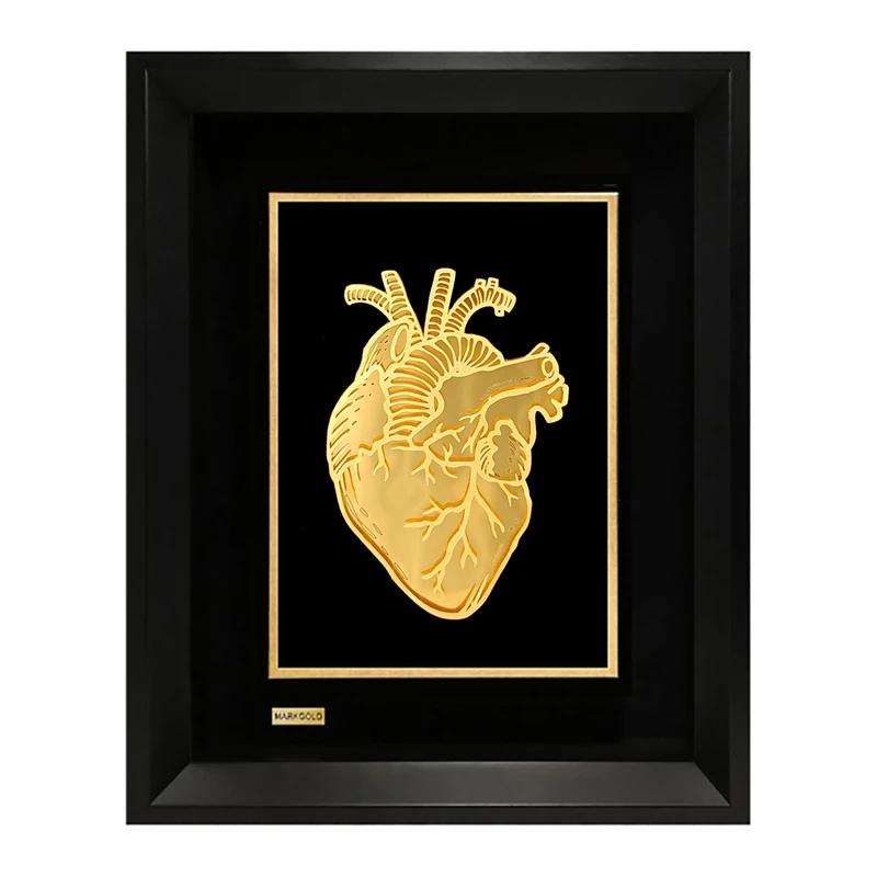تابلو طلا کوب مارک گلد مدل قلب