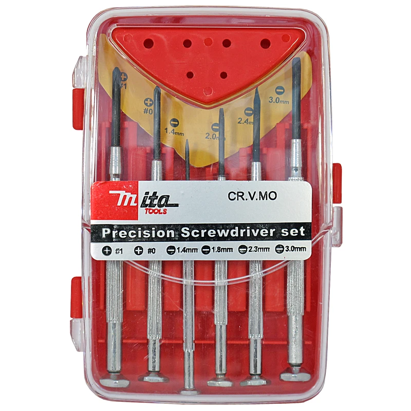 مجموعه 6 عددي پيچ گوشتي ساعتي ميتاتولز مدل PA 1811