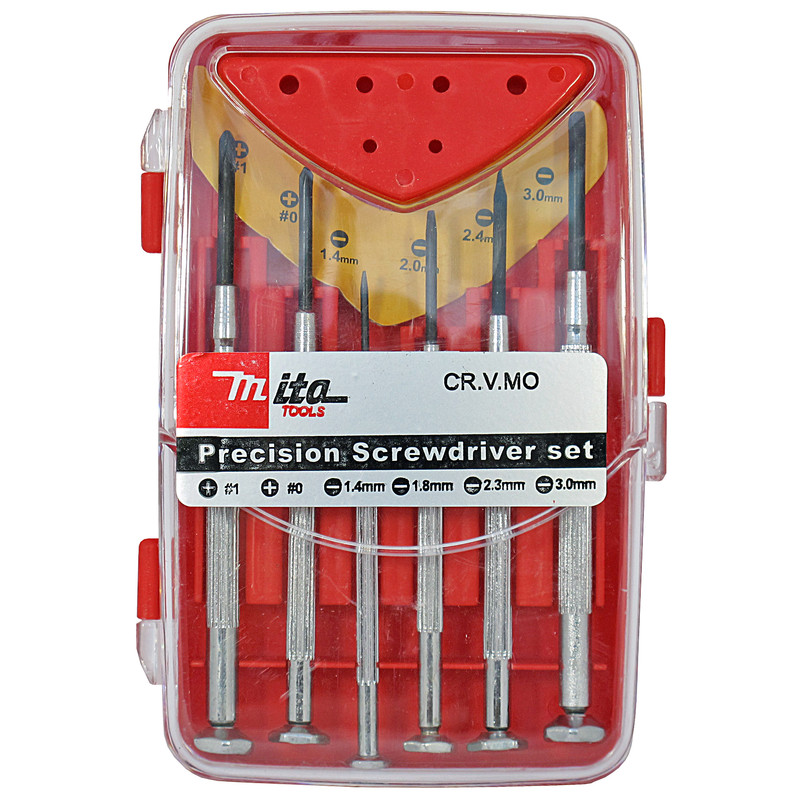 مجموعه 6 عددي پيچ گوشتي ساعتي ميتاتولز مدل PA 1811