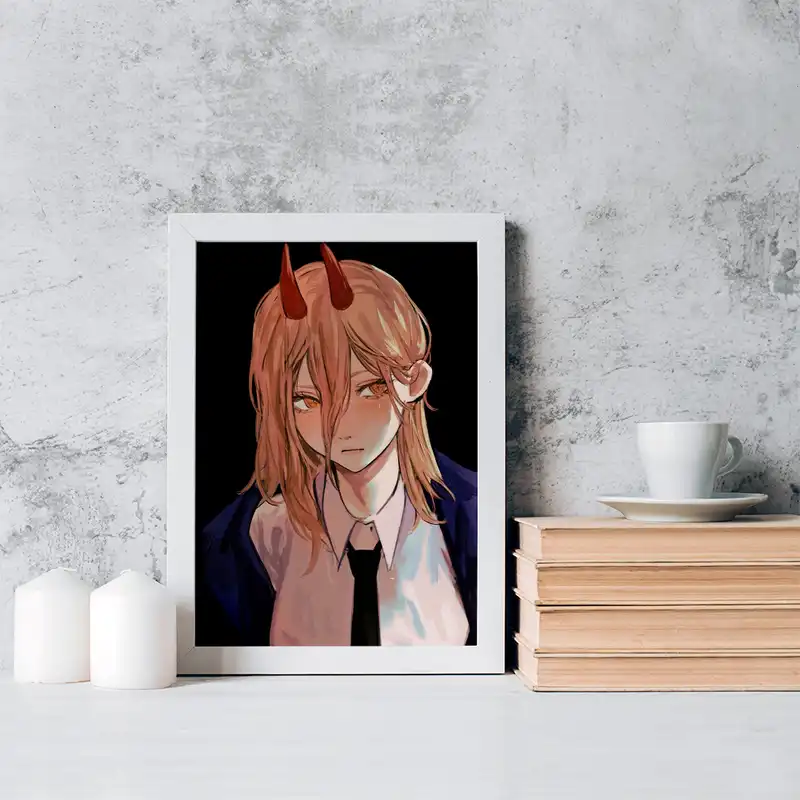 تابلو خندالو مدل پاور انیمه مرد اره ای کد 17932