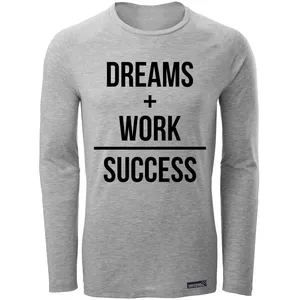 تی شرت آستین بلند مردانه 27 مدل Dream Work کد MH1541