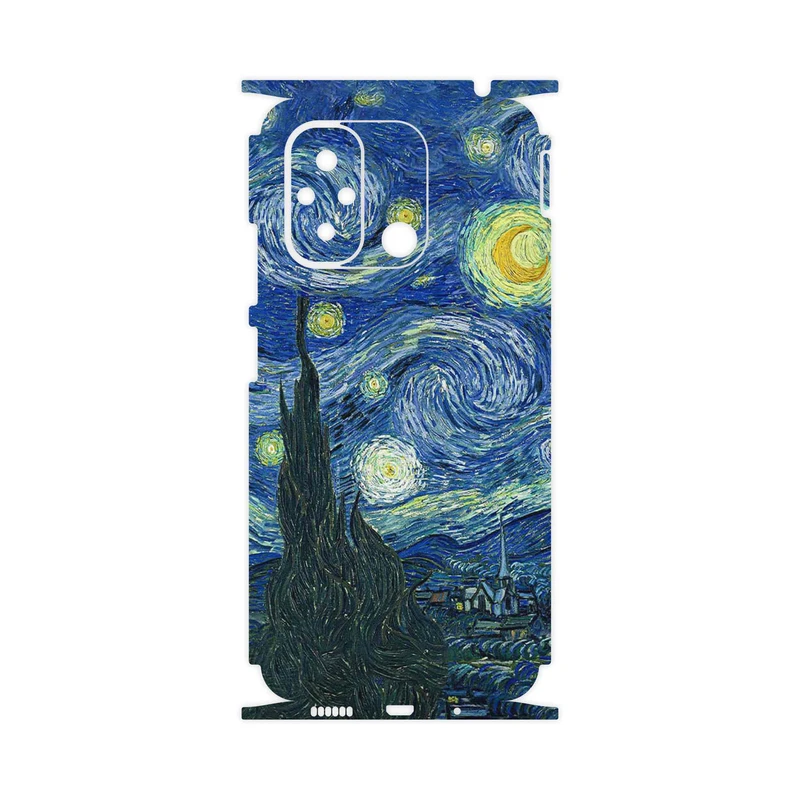 برچسب پوششی ماهوت مدل The Starry Night of van Gogh-FullSkin مناسب برای گوشی موبایل شیائومی Redmi 12C