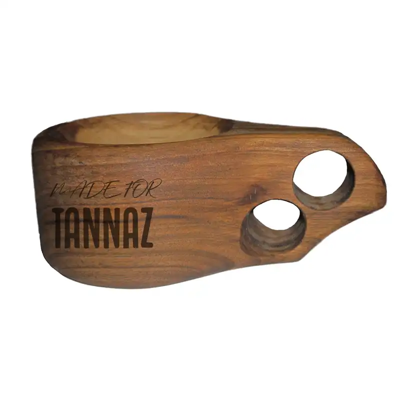 لیوان چوبی مدل طناز