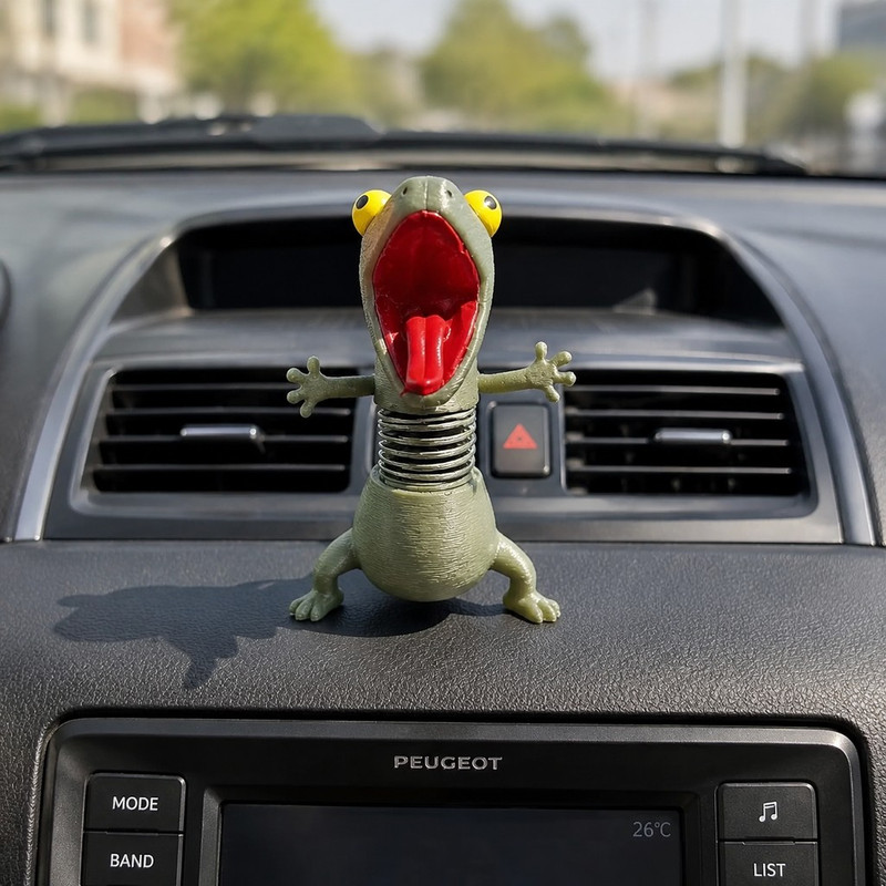عروسک روداشبوردی مدل متحرک طرح Lizard
