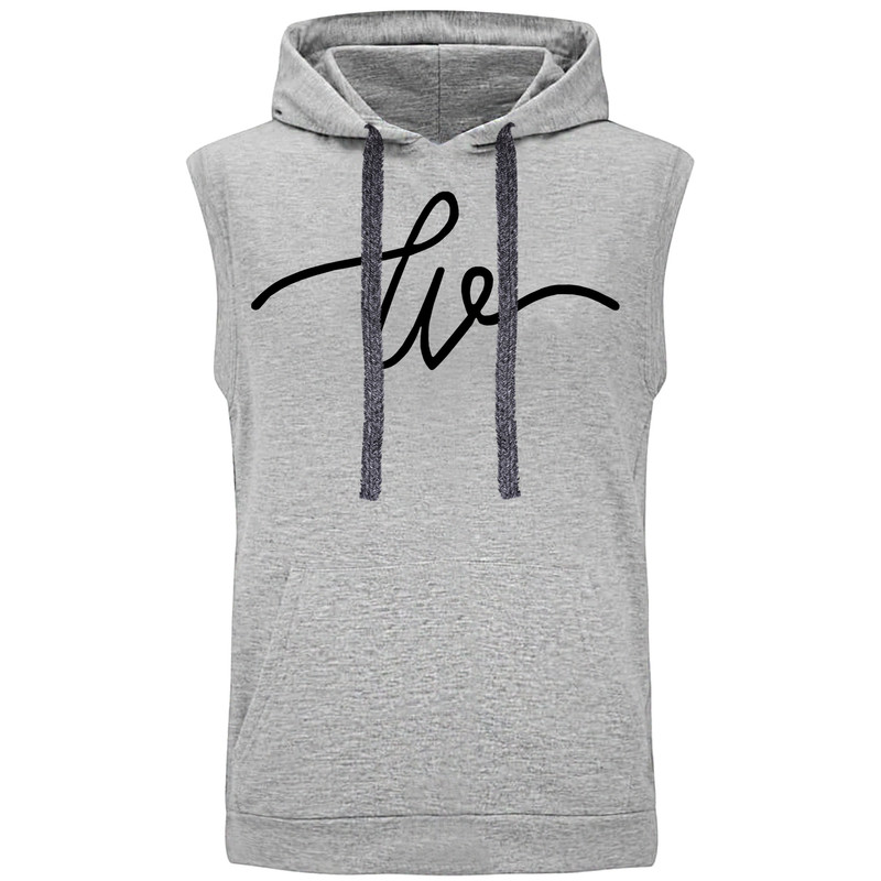 هودی مردانه مدل BG09 رنگ طوسی