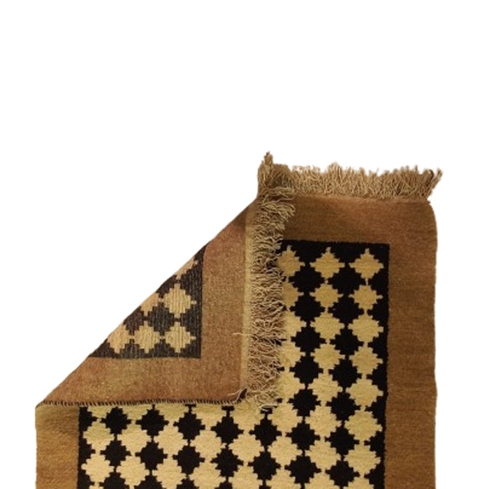 گبه فرش دستباف یک ونیم متری مدل بافت قشقای شیراز کد NKP.Z.N/41