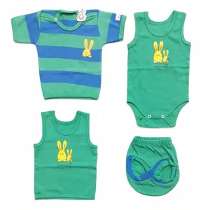 ست 4 تکه لباس نوزادی به آوران  مدل خرگوش