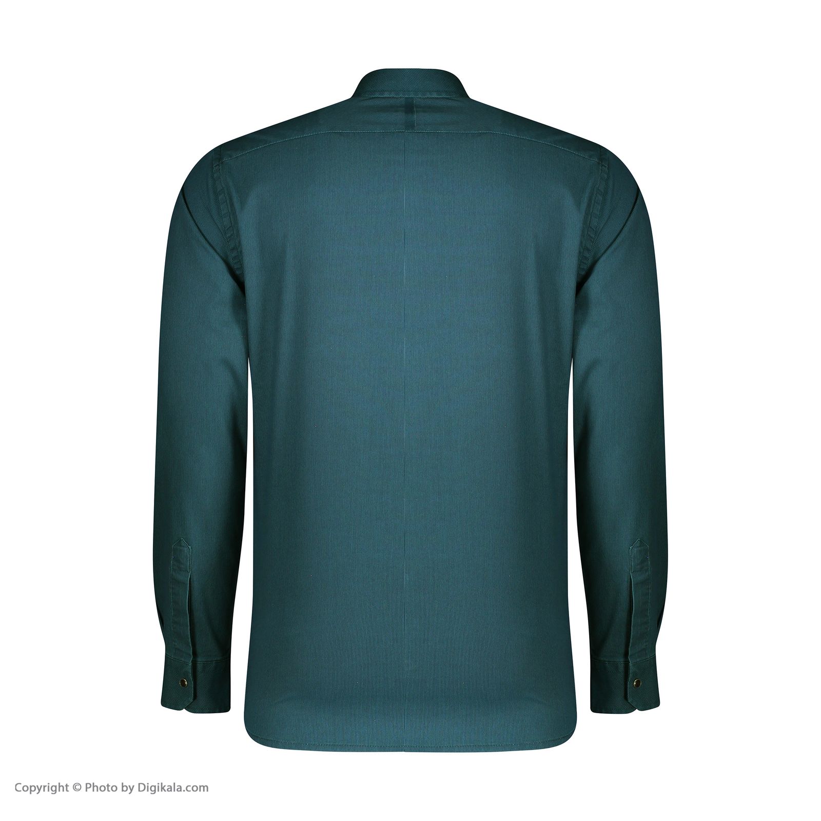 پیراهن آستین بلند مردانه پاتن جامه مدل 102721010222626 رنگ سبز آبی  -  - 4