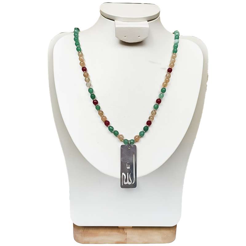 گردنبند نقره زنانه مدل الله