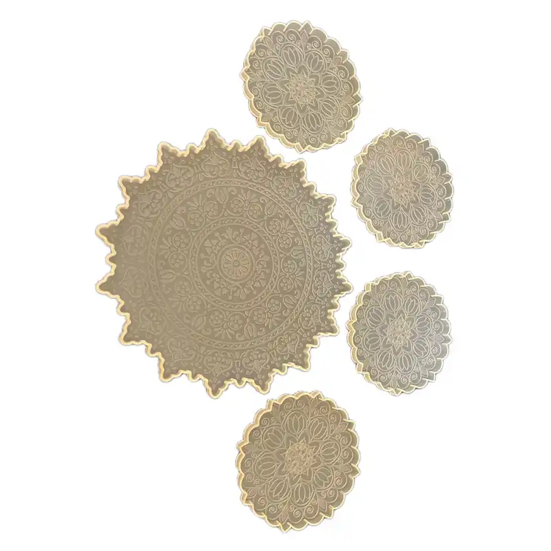 قالب رزین مدل سنتی مجموعه 5 عددی