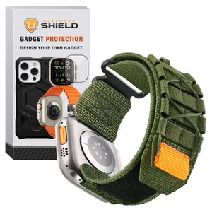 بند آلتیمیت شیلد مدل Nylon Cross مناسب برای اپل واچ 42/44/45/49 میلی متری سری Se/1/2/3/4/5/6/7/8/9/Ultra/Ultra2/Ultra3