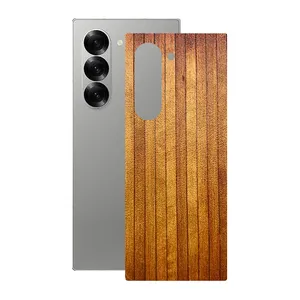 Remax cover sticker Leth model wood design suitable for Samsung Galaxy Z Fold6 mobile phone