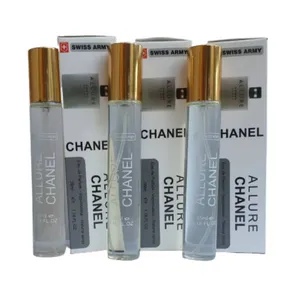 عطر جیبی زنانه سوئیس آرمی مدل CHANEL ALLURE حجم 35 میلی لیتر مجموعه 3 عددی