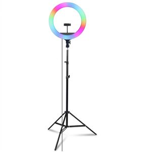 رینگ لایت مدل LJJ-30 RGB-30cm