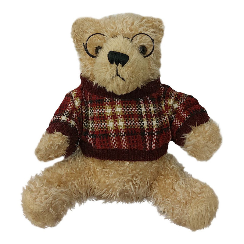 عروسک طرح خرس مدل Teddy with Glasses کد SZT5/336 ارتفاع 23 سانتی متر