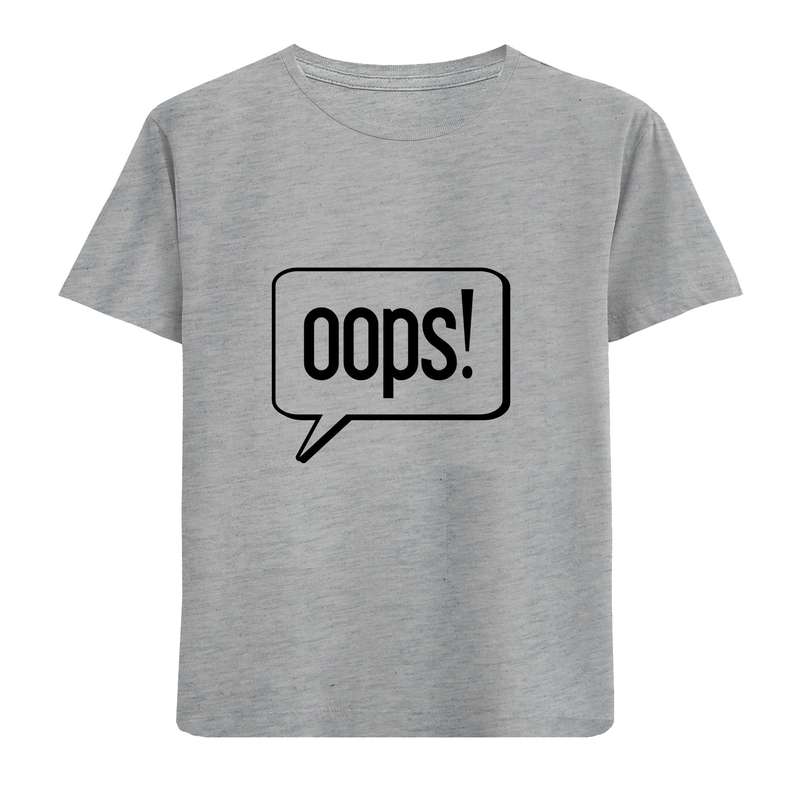 تی شرت آستین کوتاه پسرانه مدل D446 OOPS