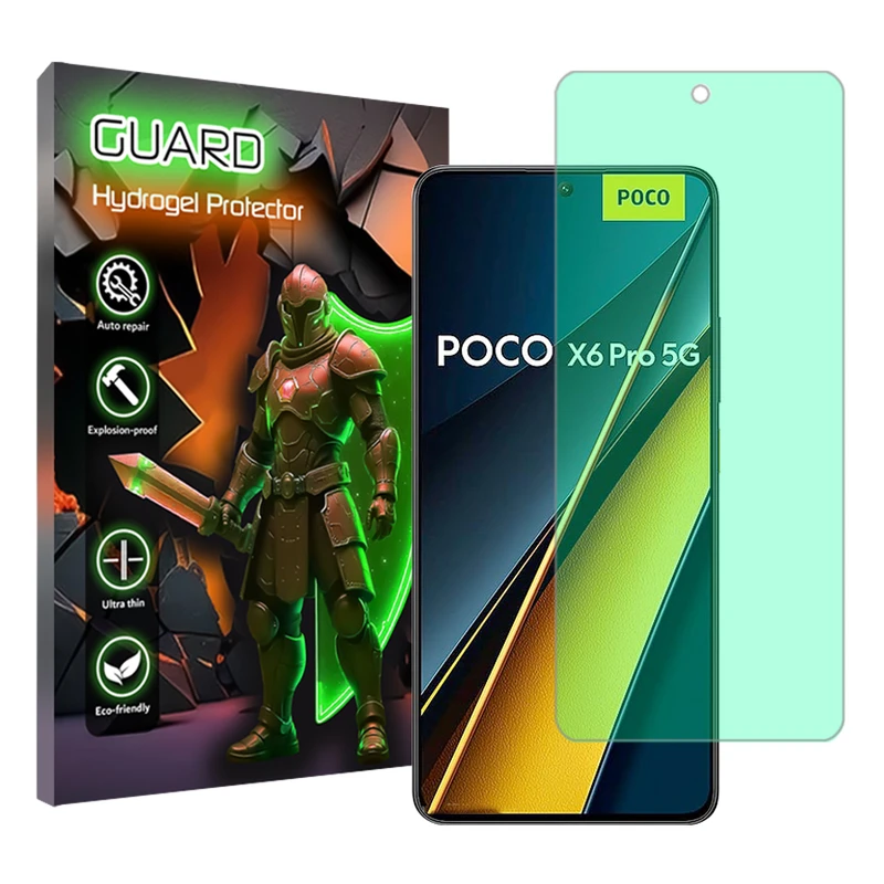 محافظ صفحه نمایش گرین لایت گارد مدل Tough مناسب برای گوشی موبایل شیائومی Poco X6 Pro