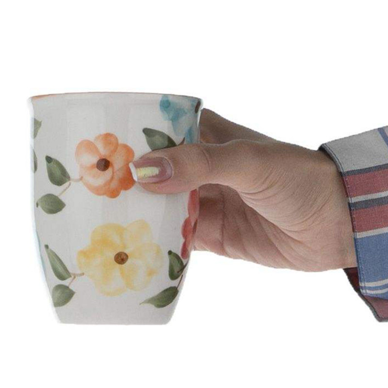 سرویس پارچ و لیوان 7 پارچه طرح بهار گل ها