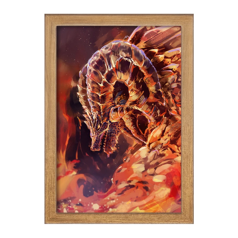 تابلو خندالو مدل بازی شکارچی هیولا (Monster Hunter) کد 33235