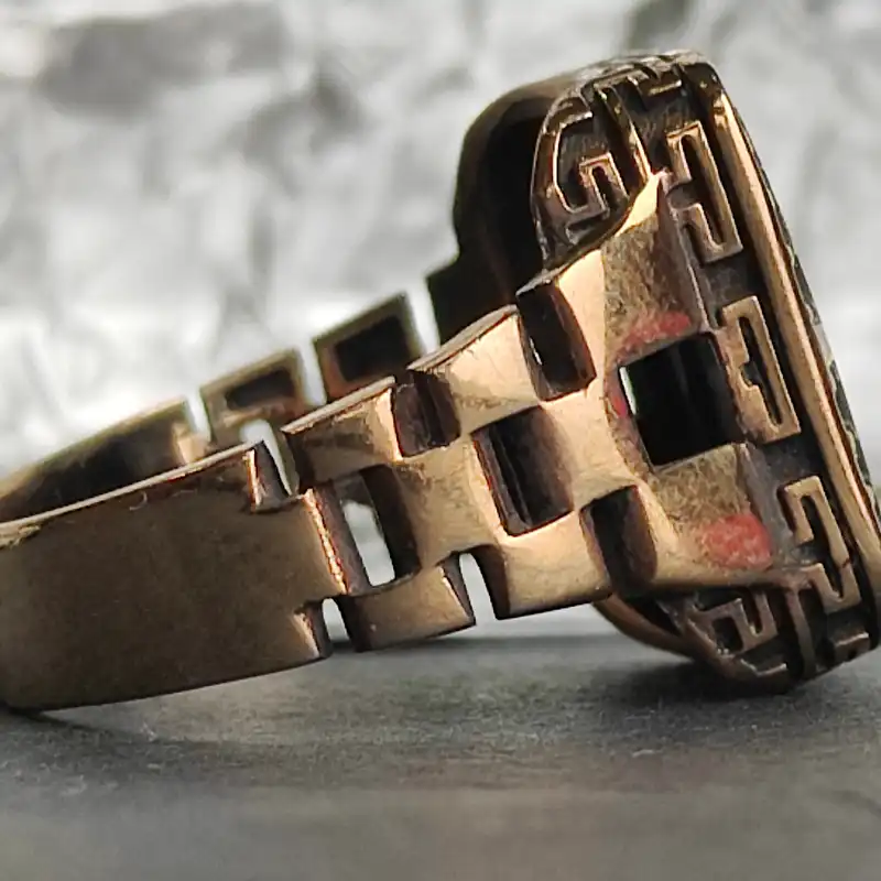 انگشتر مردانه مدل فیروزه کد GL093