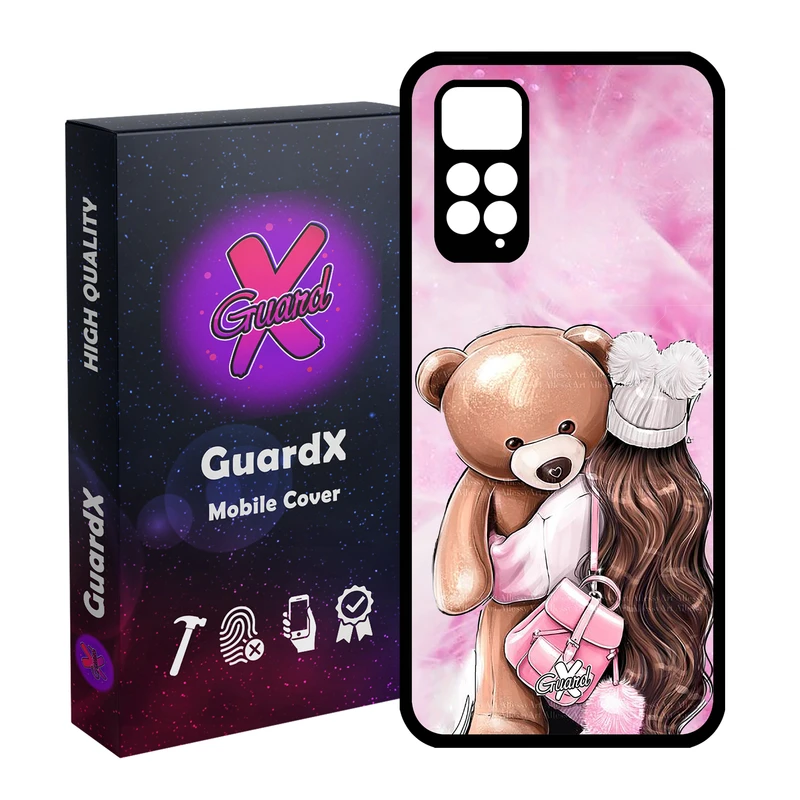 کاور گارد ایکس طرح Girl مدل Glass10088 مناسب برای گوشی موبایل شیائومی Redmi Note 11S/ Note 11 4G