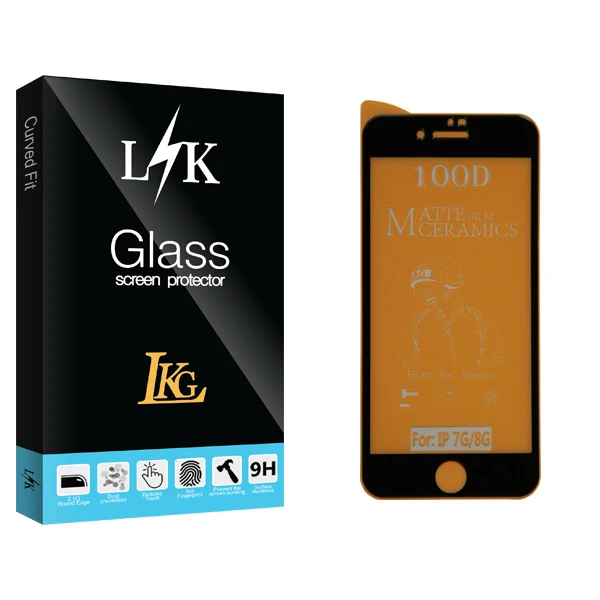 محافظ صفحه نمایش مات ال کا جی مدل LK Glass مناسب برای گوشی موبایل اپل iphone 7/ 8