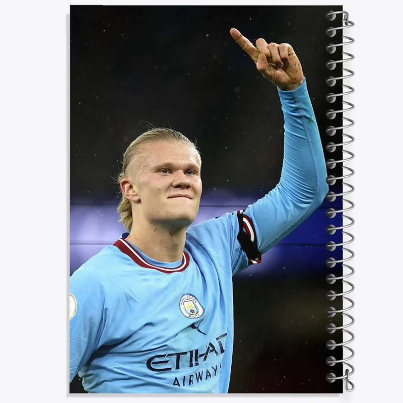 دفتر نقاشی 50 برگ خندالو طرح ارلینگ هالند (Erling Haaland) کد 36356