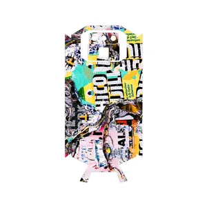 MAHOOT Collage of Teared Paper Cover Sticker for Doogee S70