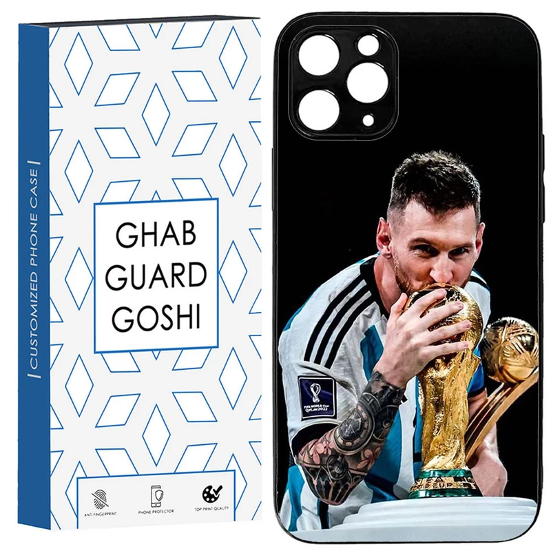 کاور قاب گارد گوشی طرح مسی کد TPU-085 مناسب برای گوشی موبایل اپل IPHONE 12 pro max
