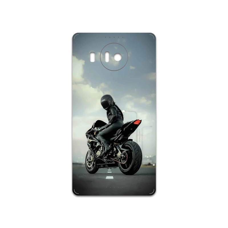 برچسب پوششی ماهوت مدل Motorcycling مناسب برای گوشی موبایل مایکروسافت Lumia 950 XL