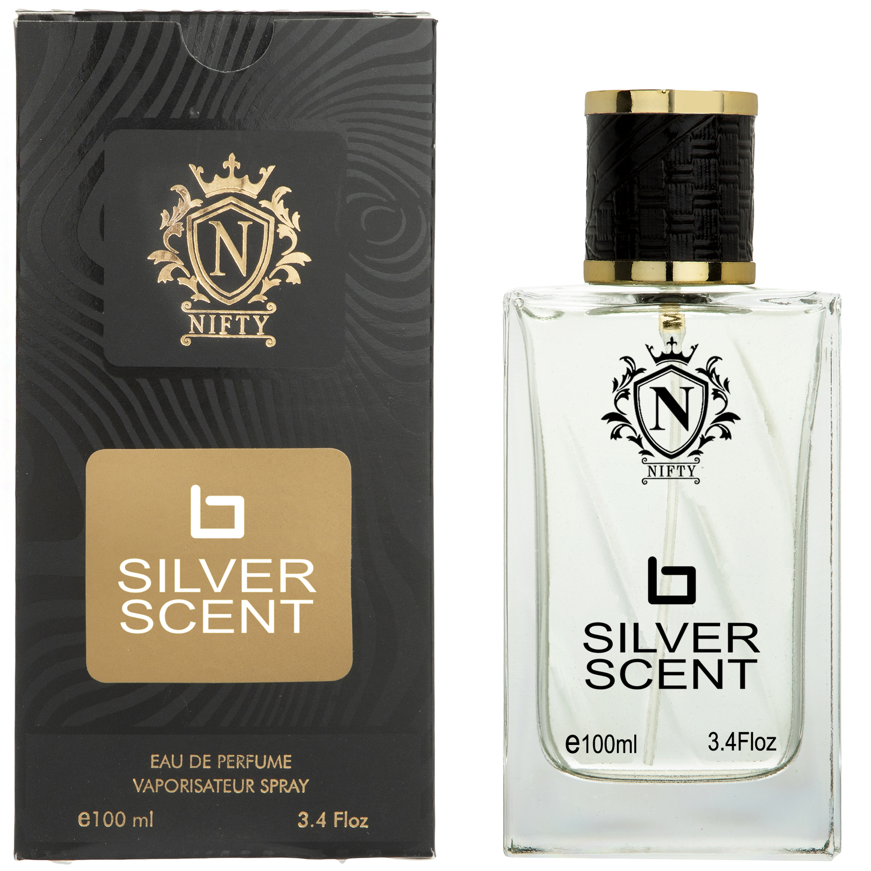 ادو پرفیوم مردانه نیفتی مدل SILVER SCENT حجم 100 میلی لیتر
