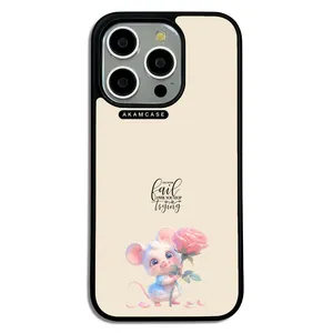 AKAM AMC-WA15PRO-ANIMALS QOUTES-14 Cover For Apple iPhone 15 Pro